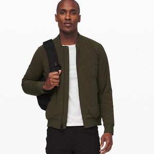 Lululemon Switch Over Bomber - dark olive